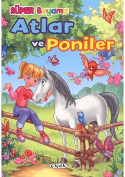 Süper Boyama-Atlar ve Poniler-2