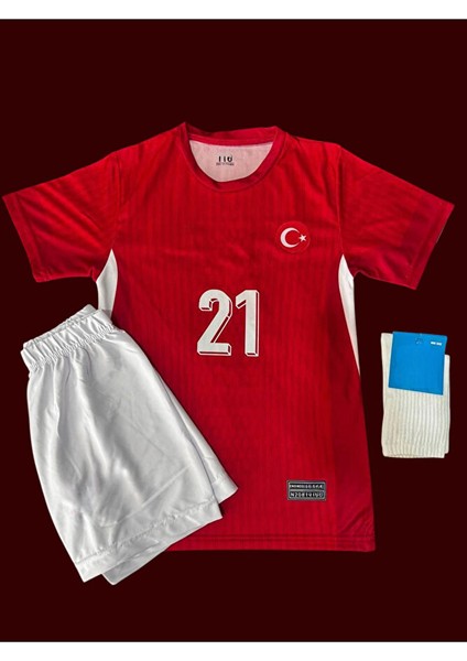 Milli Takım Barış Alper Yılmaz Çocuk Forması Kırmızı 4lü Set fırsatları