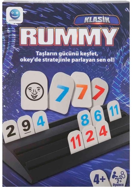 Bfs Smile Games Klasik Rummy Kutu Oyunu S00004595