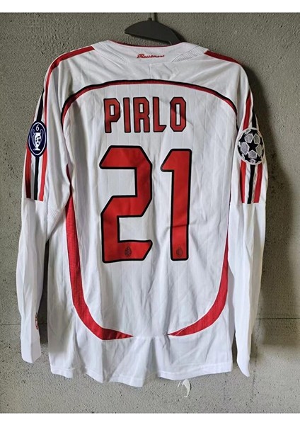 Milan 2007 Pırlo Beyaz Uzun Kol Deplasman Forması modelleri
