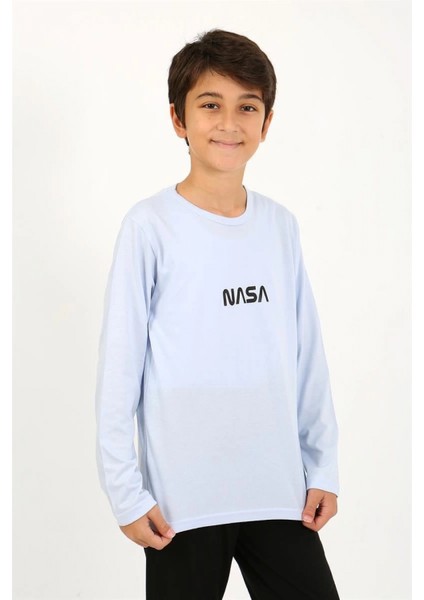 Erkek Çocuk Uzun Kol Penye Pijama Takım Buzmavisi modelleri