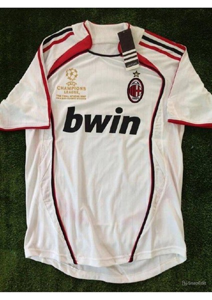Milan 2006 Cafu 2 Beyaz Kısa Kol Eefsane Taraftar Forması fiyatları