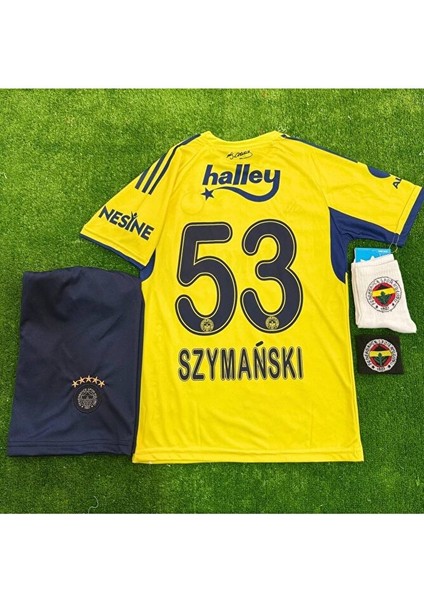 Fe.ner.bah'çe 2025/2026 Szymanski 53// Yeni Sezon Deplasman Sarı Çocuk Forması