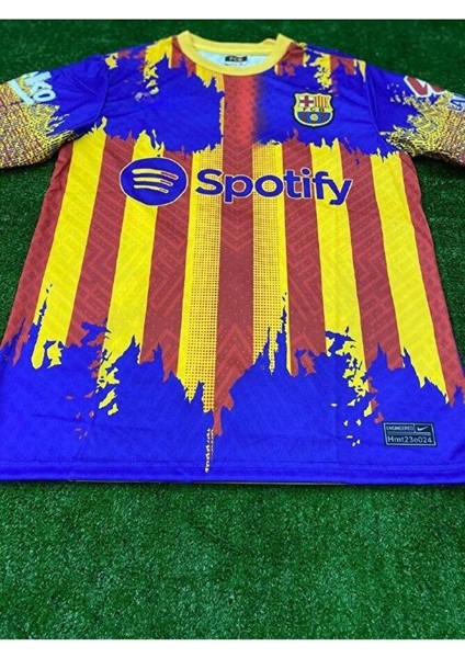 Barcelona Lewandowskı Yeni Sezon Desenli Futbol Forması 2023/24 modelleri