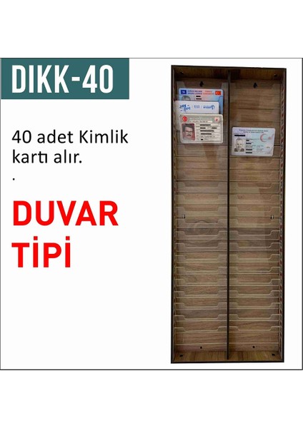 Dıkk-40 Duvar Tipi Ziyaretçi Kart Kutusu fırsatları