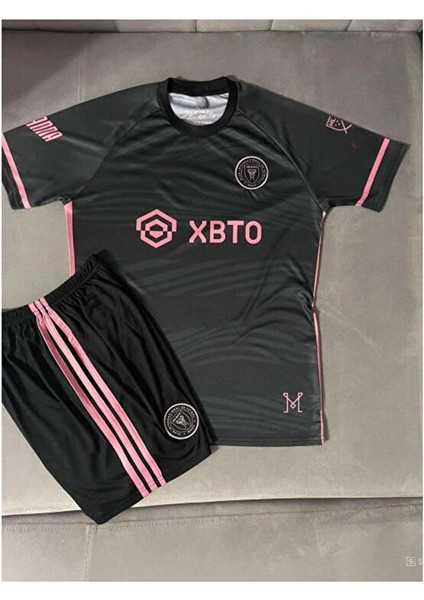 Lionel Messi Özel Tasarım Çocuk Forması Miami (Forma Şort Çorap)