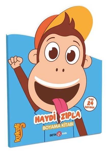 Kukuli Haydi Zıpla Boyama Kitabı