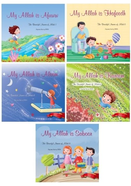 The Beautiful Names Of Allah 2 - 5 Book Set