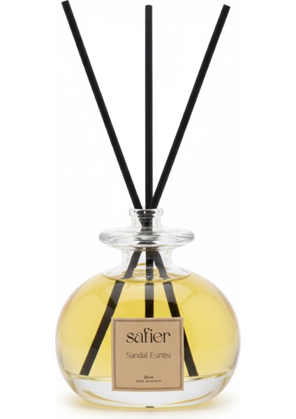 Çubuklu Oda Kokusu 80 ml Sandal Esintisi Premium Oval Şişe fiyatları