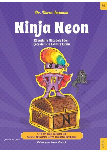 Ninja Neon Kâbuslarla Mücadele Eden Çocuklar Için Aktivite Kitabı