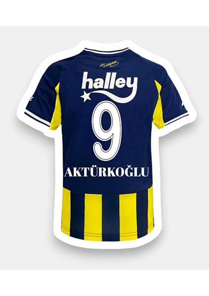 Fênerbâhçe 25-26 Sezon Iç Saha Çubuklu Kerem Aktürkoğlu 9 Futbol Forması