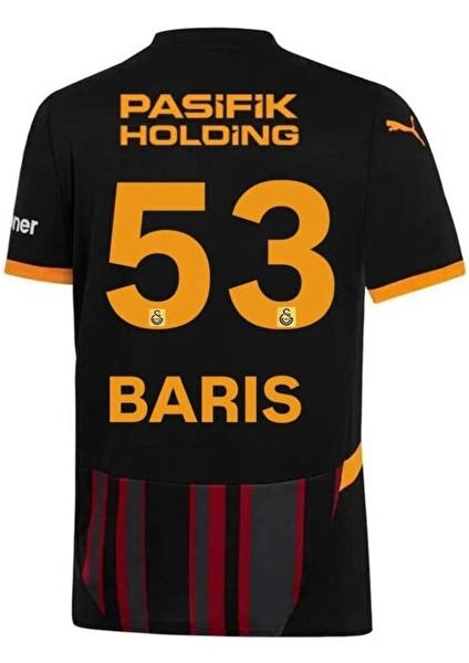 G̸a̸l̸a̸t̸a̸s̸a̸r̸a̸y̸ ̸ 24/25 Barış 53 Alternatif Siyah 5 Yıldızlı Taraftar Forması