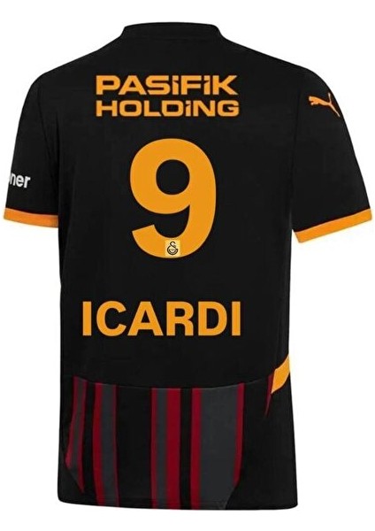 G̸a̸l̸a̸t̸a̸s̸a̸r̸a̸y̸ ̸ 24/25 Mauro 9 Alternatif Siyah 5 Yıldızlı Taraftar Forması