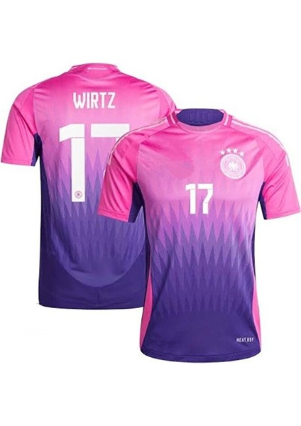 2024/25 Almanya Milli Takımı Deplasman Pembe Wırtz Yetişkin Forması