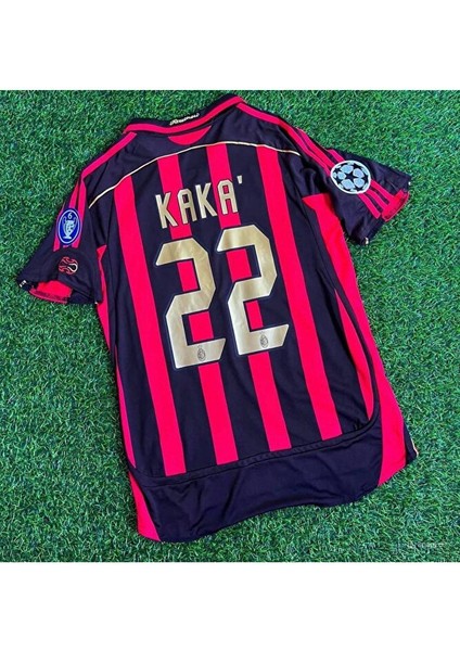 Mılan 2006/07 Şampiyonlar Ligi Kırmızı Kaka Yetişkin Forması