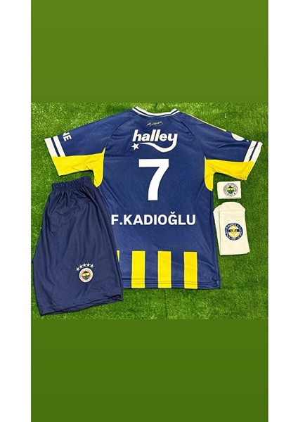 .f.e.n.e.r.b.a.h.ç.e. 2026 F.kadıoğlu #7 Iç Saha Parçalı Yeni Sezon Çocuk Forması 4'lü Set