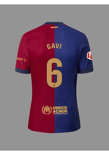 Barcelona 2024/25 Iç Saha Bordo Gavı #6 Yetişkin Forması
