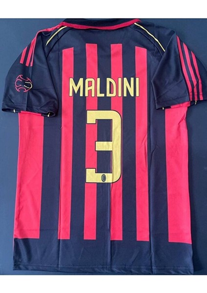 Mılan 2006/07 Şampiyonlar Ligi Kırmızı Maldını Yetişkin Forması