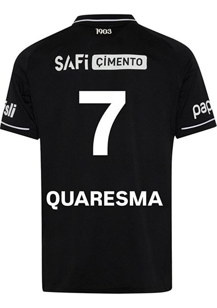 B̸e̸ş̸i̸k̸t̸a̸ş̸ 26 Quarejma 7 Deplasman Siyah Yakalı Yetişkin Forması