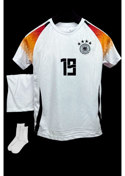 Almanya Milli Takım Iç Saha Beyaz Leroy Sane Çocuk Forması 4lü Set fiyatları