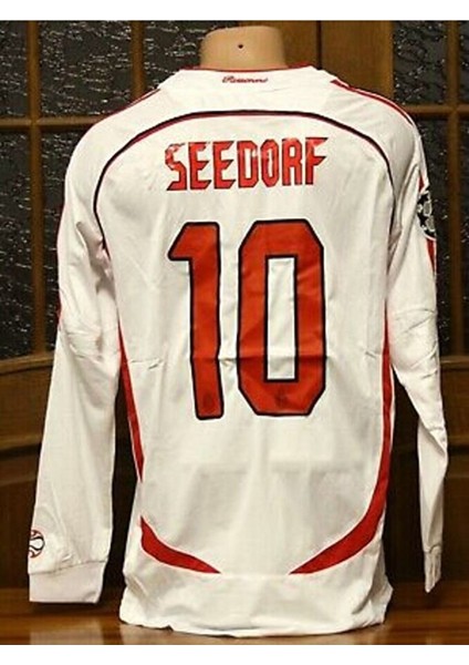 Ac Mılan 2006/07 Beyaz Uzun Kol Seedorf #10 Yetişkin Forması
