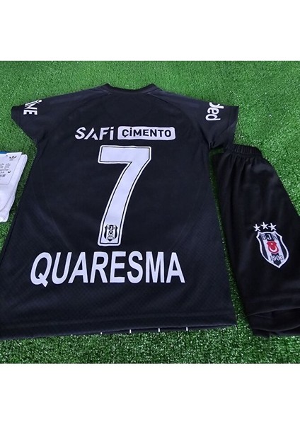B*e*ş*i*k*t*a*ş* 24/25 Quarejma 7 Deplasman Siyah Çocuk Taraftar Forması
