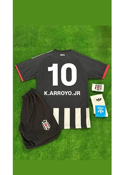 B.e.ş.i.k.t.a.ş. 2025/26 Iç Saha K.arroyo.jr #10 Çocuk Forması 4lü Set
