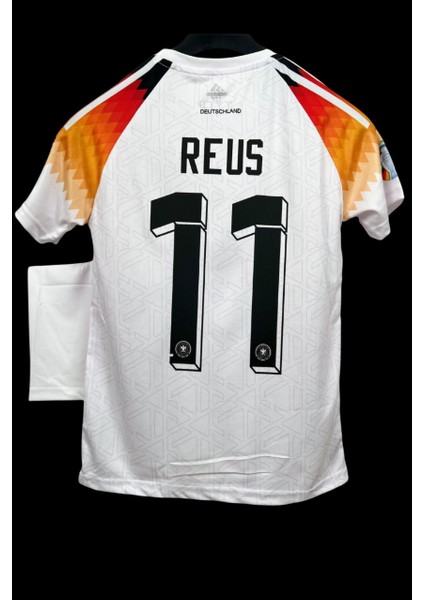 Almanya Milli Takım Iç Saha Beyaz Reus Çocuk Forması 4lü Set