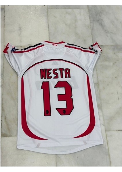 Mılan 2006/07 Şampiyonlar Ligi Beyaz Nesta Yetişkin Forması