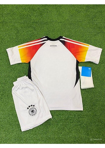 Almanya Milli Takım Iç Saha Beyaz Isimsiz Çocuk Forması 4lü Set fiyatları