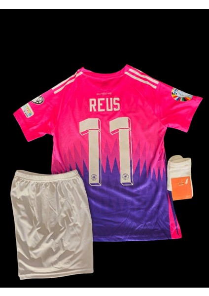 Almanya Milli Takım Deplasman Pembe Tonny Kroos Çocuk Forması 4lü Set