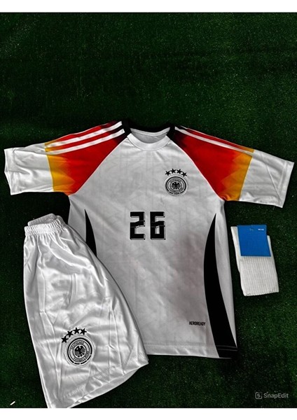 Almanya Milli Takım Iç Saha Beyaz Deniz Undav Çocuk Forması 4lü Set fiyatları