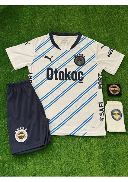 .f.e.n.e.r.b.a.h.ç.e. 2024/25 Dzeko #9 Deplasman Beyaz Yeni Sezon Çocuk Forması 4'lü Set fiyatları