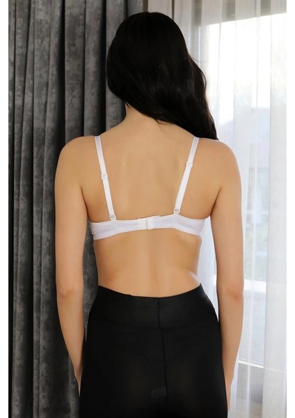 Kadın Destekli Balenli Sütyen Beyaz fırsatları