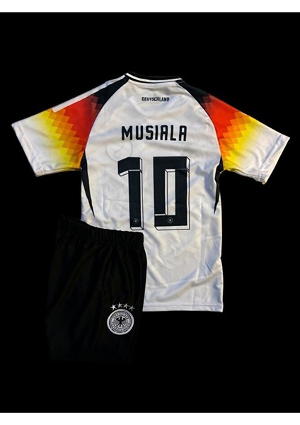 Almanya Milli Takım Iç Saha Beyaz Musıala Çocuk Forması 4lü Set