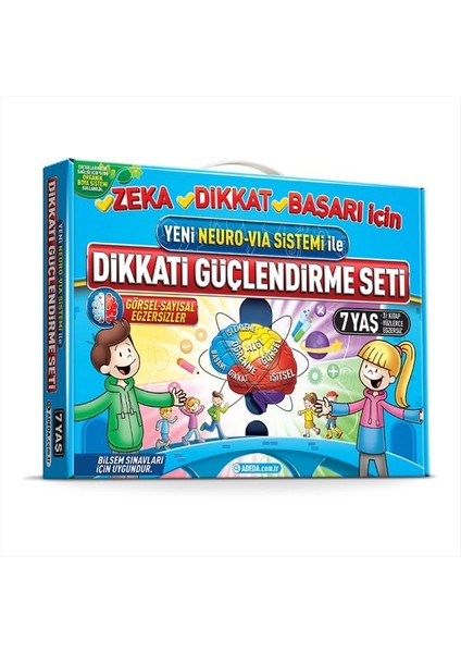 Dikkati Güçlendirme Seti 1. Sınıf – 7 Yaş Neuro-Via