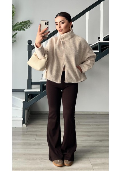 Taş Buklet Yarım Balıkçı Mont