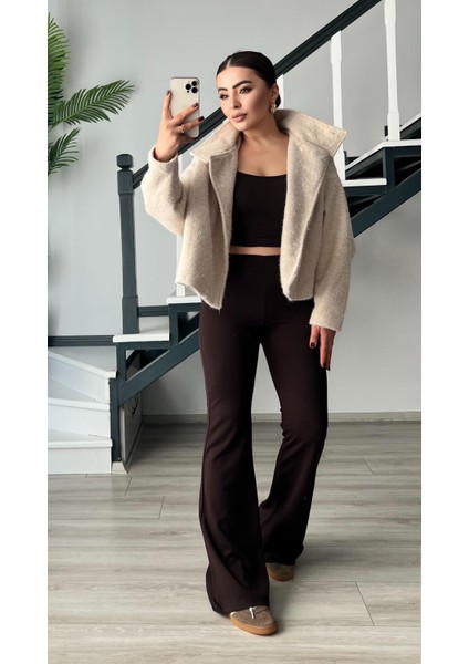 Taş Buklet Yarım Balıkçı Mont