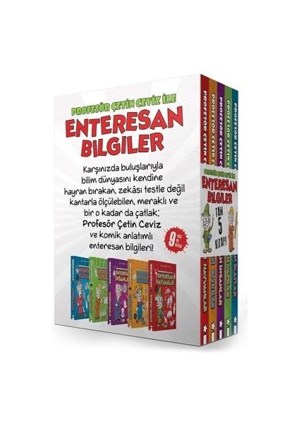 Profesör Çetin Ceviz Ile Enteresan Bilgiler (5 Kitap Kutulu)