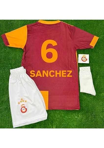 5 Yıldızlı 26 G*s* S*a*r*a*y Sançhes 6 Çocuk Taraftar Forması 4 Li Setşampiyonlar Ligi Patch