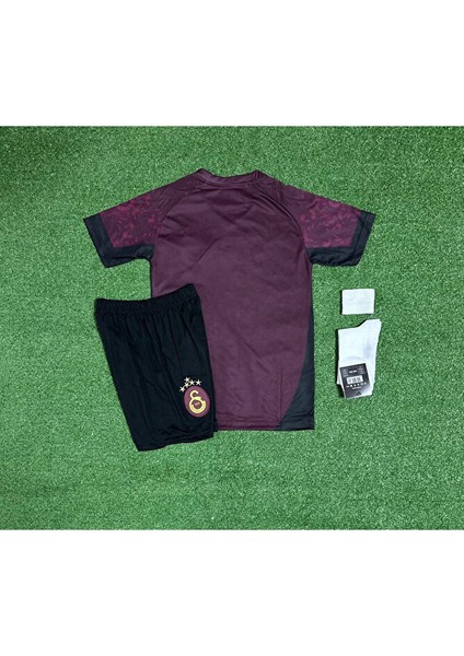 5-Yıldızlı 2026 Galatâsarây./ Isimsiz / Alternatif Bordo Yeni Sezon Çocuk Forması 4'lü Set fiyatları