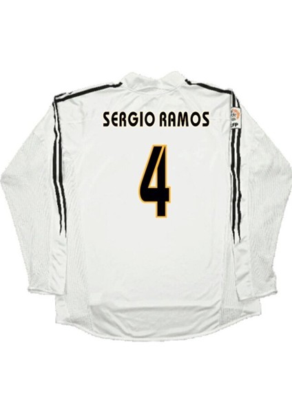 Real Madrid 2003/04 Ramos Beyaz Yetişkin Forması