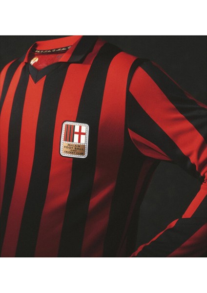 A.c Milan 125.YIL Nesta 13 Baskılı Özel Nostalji Uzun Kollu Forması