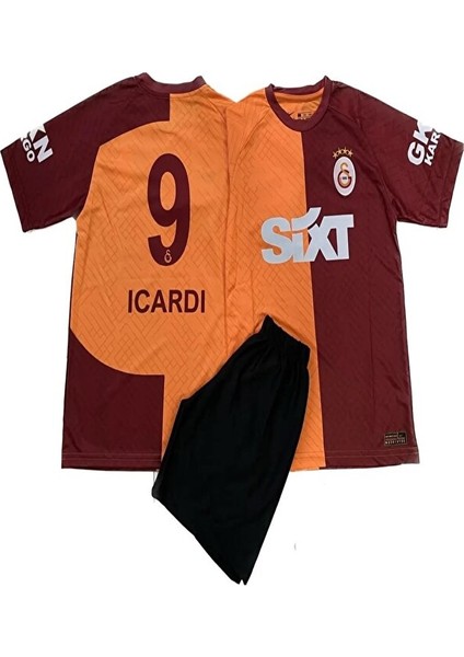 Sarı-Kırmızı Temalı 23/24 Sezonu Îcardî Çocuk Taraftar Forması fiyatları