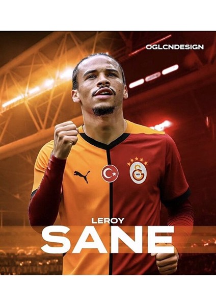 5-Yıldızlı Galatâsarây. / Leroy Sané . 10 Numara/ 2024/25 Iç Saha Yeni Sezon Yetişkin Forması