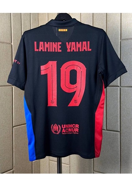 Barcelona 2024-25 Yeni Sezon Lamıne Yamal Yetişkin Deplasman Forması modelleri