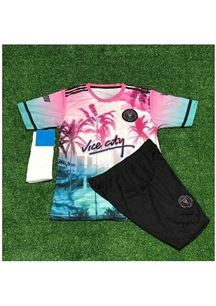 I.n.t.e.r Miami 2024/25 Yeni Sezon Lionel Messi Çocuk Forması 3'lü Set (City) fiyatları