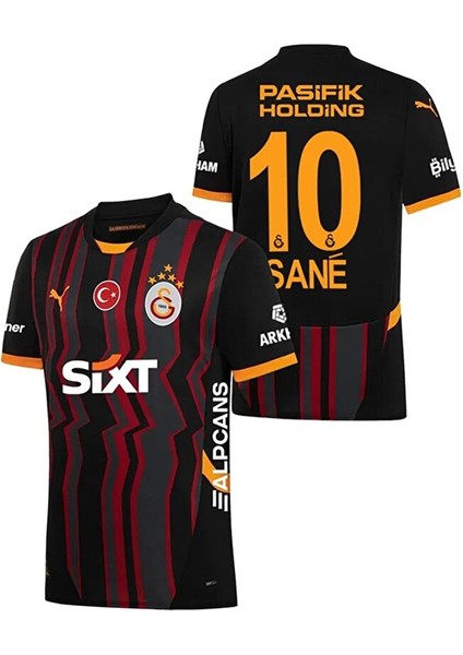 5-Yıldızlı 2024/25 Galatâsarây./ Leroy Sane Alternatif Siyah Yeni Sezon Yetişkin Forması