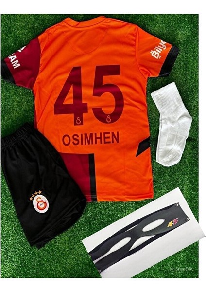 Yeni Sezon 2024/25-GÆLATASARÆY-VICTORR-OSIMHEN45 Çocuk Parçalı Forması Maske Hediyeli