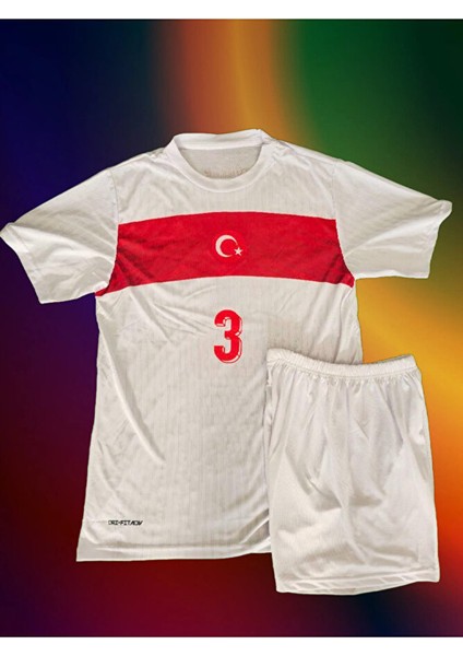 Milli Takım Merih Demiral Çocuk Forması Beyaz 4lü Set fiyatları